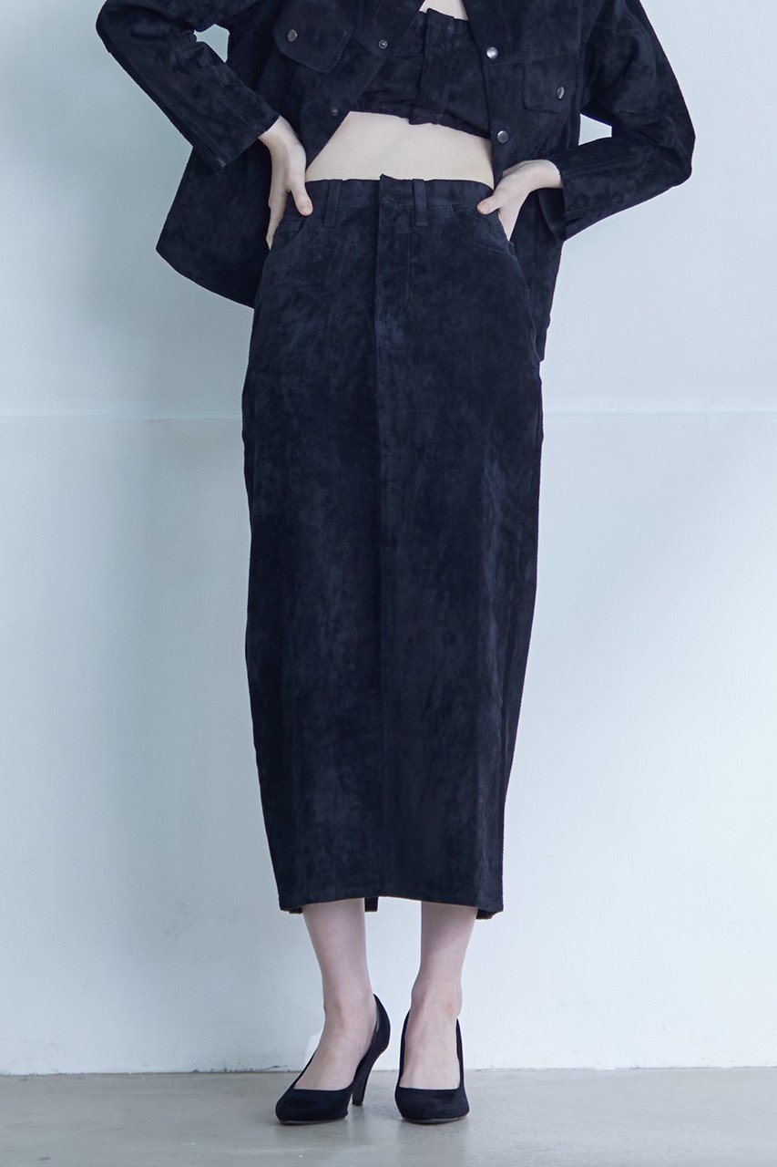 【シシ/sisii】のバックスリット レザー 5P スカート 人気、トレンドファッション・服の通販 founy(ファニー) 　ファッション　Fashion　レディースファッション　Fashion for Women　スカート　Skirts　ロングスカート　Long Skirts / Maxi & Midi Skirts　バッグ　Bags　エレガント 上品　Elegant　ジーンズ　Jeans, Denim Pants　スリット　Slit, Slit Detail　ポケット　Pocket, Pocket Detail　ロング　Long, Long-Length　other-7|ID: prp329100003640484 ipo3291000000035814419