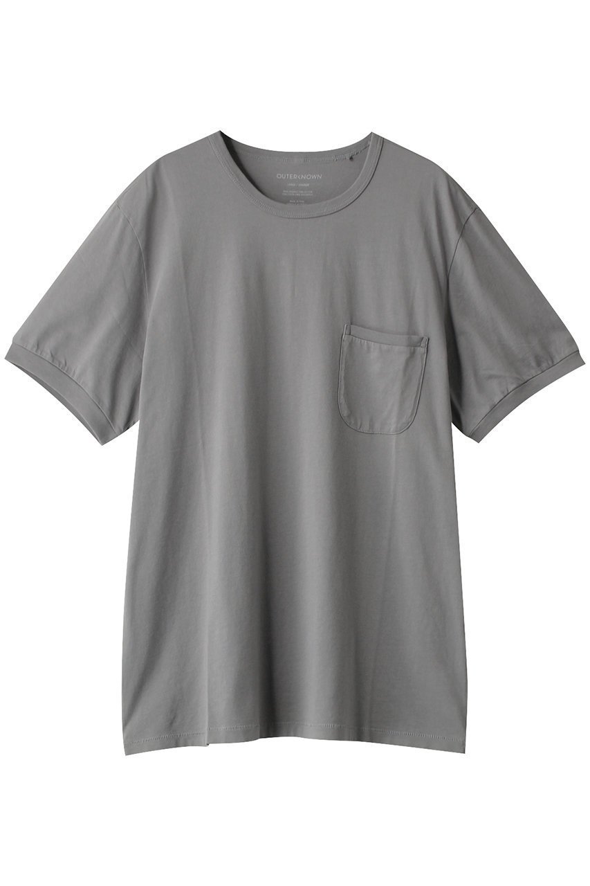 【アウターノウン/OUTERKNOWN / MEN】の【MEN】SOJOURN ポケットTシャツ インテリア・キッズ・メンズ・レディースファッション・服の通販 founy(ファニー) 　ファッション　Fashion　メンズファッション　Fashion for Men　トップス・カットソー　Cut & Sew Tops　メンズシャツ　Shirts　ショート　Short, Short Length　シンプル　Simple, Minimal　スリーブ　Sleeve, Long Sleeve / Short Sleeve　トレンド　Trend, Trending Now　ポケット　Pocket, Pocket Detail　定番　Standard, Basic Item　旅行　Travel　グレー|ID: prp329100003643026 ipo3291000000032841749