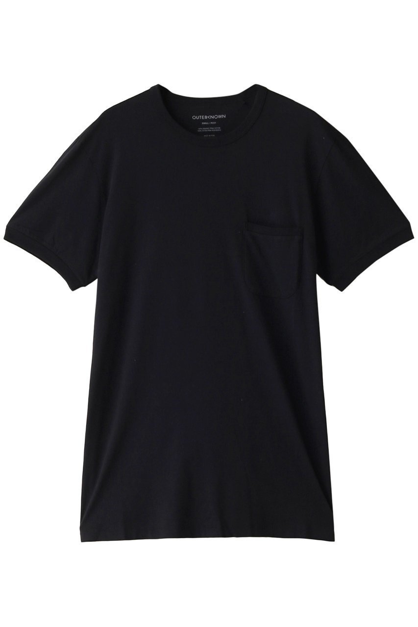 【アウターノウン/OUTERKNOWN / MEN】の【MEN】SOJOURN ポケットTシャツ インテリア・キッズ・メンズ・レディースファッション・服の通販 founy(ファニー) 　ファッション　Fashion　メンズファッション　Fashion for Men　トップス・カットソー　Cut & Sew Tops　メンズシャツ　Shirts　ショート　Short, Short Length　シンプル　Simple, Minimal　スリーブ　Sleeve, Long Sleeve / Short Sleeve　トレンド　Trend, Trending Now　ポケット　Pocket, Pocket Detail　定番　Standard, Basic Item　旅行　Travel　ブラック|ID: prp329100003643026 ipo3291000000032841755