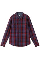 【アウターノウン/OUTERKNOWN / MEN】の【MEN】BLANKET SHIRT コットンツイルチェック シャツ レッド|ID: prp329100003643027 ipo3291000000032916259
