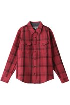 【アウターノウン/OUTERKNOWN / MEN】の【MEN】BLANKET SHIRT コットンツイルチェック シャツ ダークレッド|ID: prp329100003643027 ipo3291000000032916267