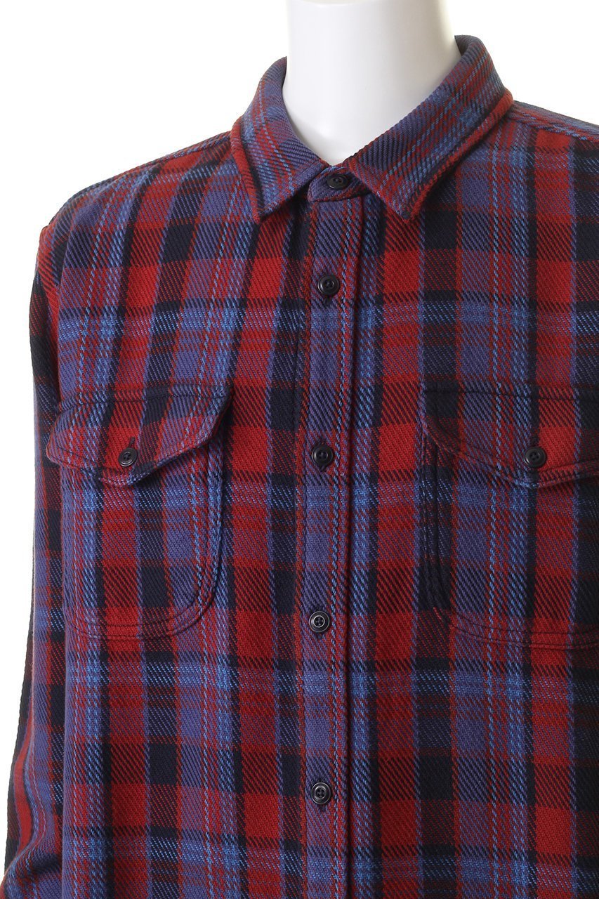 【アウターノウン/OUTERKNOWN / MEN】の【MEN】BLANKET SHIRT コットンツイルチェック シャツ 人気、トレンドファッション・服の通販 founy(ファニー) 　ファッション　Fashion　メンズファッション　Fashion for Men　カリフォルニア　California, Cali Style　スリーブ　Sleeve, Long Sleeve / Short Sleeve　チェック　Check, Plaid, Tartan　ブランケット　Blanket, Throw Blanket　ロング　Long, Long-Length　羽織　Haori, Light Jacket　other-5|ID: prp329100003643027 ipo3291000000032916342