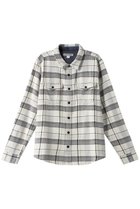 【アウターノウン/OUTERKNOWN / MEN】の【MEN】BLANKET SHIRT コットンツイルチェック シャツ アイボリー|ID: prp329100003643027 ipo3291000000035823806