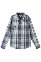 【アウターノウン/OUTERKNOWN / MEN】の【MEN】BLANKET SHIRT コットンツイルチェック シャツ ブルー|ID: prp329100003643027 ipo3291000000035823811