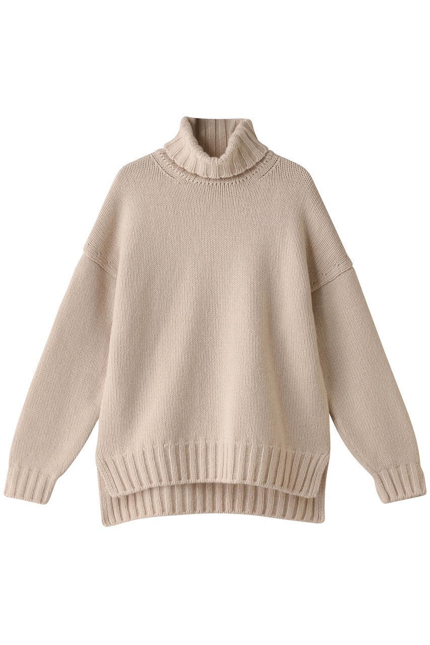 【スローン/SLOANE】の3Gジーロンラム×カシミヤドロップショルダー インテリア・キッズ・メンズ・レディースファッション・服の通販 founy(ファニー) 　ファッション　Fashion　レディースファッション　Fashion for Women　トップス・カットソー　Cut & Sew Tops　ニット　Knit Tops & Sweaters　カジュアルプルオーバー・ニットトップス　Pullovers & Knit Tops / Casual Pullovers　リラックス　Relax, Relaxed Fit　冬　Winter / This Winter　エクリュ|ID: prp329100003643076 ipo3291000000032956216