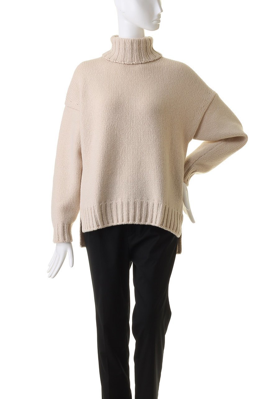 【スローン/SLOANE】の3Gジーロンラム×カシミヤドロップショルダー 人気、トレンドファッション・服の通販 founy(ファニー) 　ファッション　Fashion　レディースファッション　Fashion for Women　トップス・カットソー　Cut & Sew Tops　ニット　Knit Tops & Sweaters　カジュアルプルオーバー・ニットトップス　Pullovers & Knit Tops / Casual Pullovers　リラックス　Relax, Relaxed Fit　冬　Winter / This Winter　other-2|ID: prp329100003643076 ipo3291000000035656325