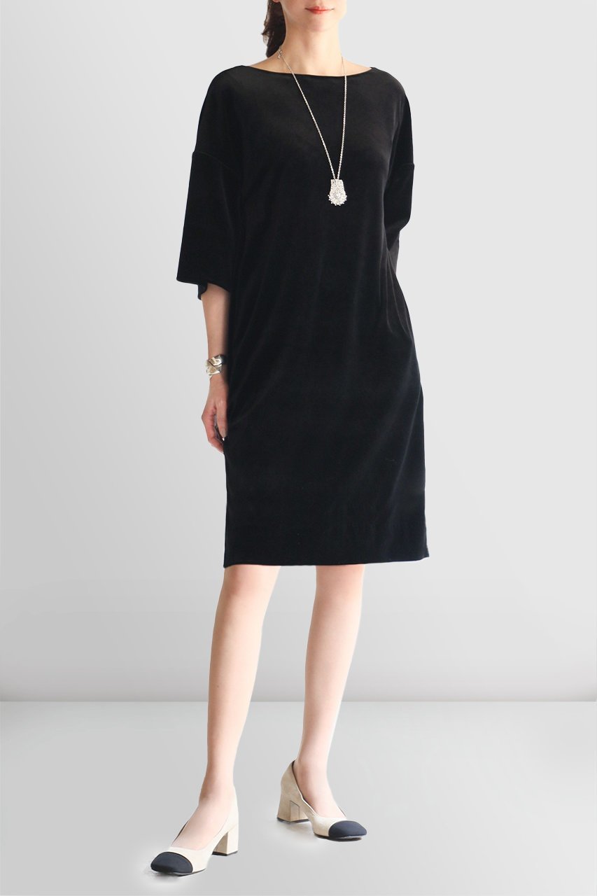 【デイジーリン/DAISY LIN】のVelour Dress “Sophisticated Lady” 人気、トレンドファッション・服の通販 founy(ファニー) 　ファッション　Fashion　レディースファッション　Fashion for Women　ワンピース　Dresses　フォーマル・パーティードレス・結婚式用ドレス　Elegant & Casual Dresses　チュニック　Tunic Tops & Dresses　アクセサリー　Fashion Accessories　ウォッシャブル　Machine Washable　エレガント 上品　Elegant　スリーブ　Sleeve, Long Sleeve / Short Sleeve　チュニック　Tunic, Long Top　ドレス　Dress, One-Piece　ポケット　Pocket, Pocket Detail　other-8|ID: prp329100003643081 ipo3291000000032922736