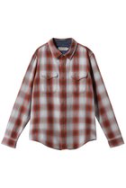 【アウターノウン/OUTERKNOWN / MEN】の【MEN】BLANKET SHIRT コットンツイルチェック シャツ ブラウン|ID:prp329100003643086