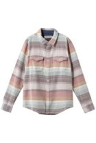 【アウターノウン/OUTERKNOWN / MEN】の【MEN】BLANKET SHIRT コットンツイルチェック シャツ ライトグレー|ID:prp329100003643086