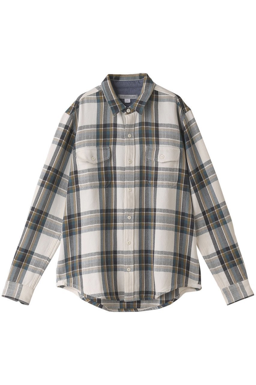 【アウターノウン/OUTERKNOWN / MEN】の【MEN】BLANKET SHIRT コットンツイルチェック シャツ インテリア・キッズ・メンズ・レディースファッション・服の通販 founy(ファニー) 　ファッション　Fashion　メンズファッション　Fashion for Men　アウトドア　Outdoor Clothing　カリフォルニア　California, Cali Style　スリーブ　Sleeve, Long Sleeve / Short Sleeve　チェック　Check, Plaid, Tartan　ロング　Long, Long-Length　羽織　Haori, Light Jacket　グリーン|ID: prp329100003643086 ipo3291000000032914258