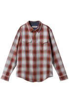 【アウターノウン/OUTERKNOWN / MEN】の【MEN】BLANKET SHIRT コットンツイルチェック シャツ ブラウン|ID: prp329100003643086 ipo3291000000032914278