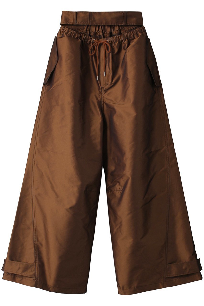 【メゾンスペシャル/MAISON SPECIAL】のChambray Parachute Pants/シャンブレーパラシュートパンツ インテリア・キッズ・メンズ・レディースファッション・服の通販 founy(ファニー) 　ファッション　Fashion　レディースファッション　Fashion for Women　パンツ　Pants & Trousers　シャンブレー　Chambray, Denim-Like Fabric　ラグジュアリー　Luxury, Elegant　エレガント 上品　Elegant　BRN(ブラウン)|ID: prp329100003643093 ipo3291000000032828324
