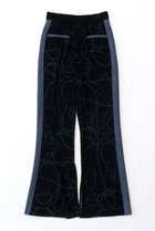 【メゾンスペシャル/MAISON SPECIAL】のBurn Out Handout Pants/オパールベルベットパンツ BLK(ブラック)|ID:prp329100003643095