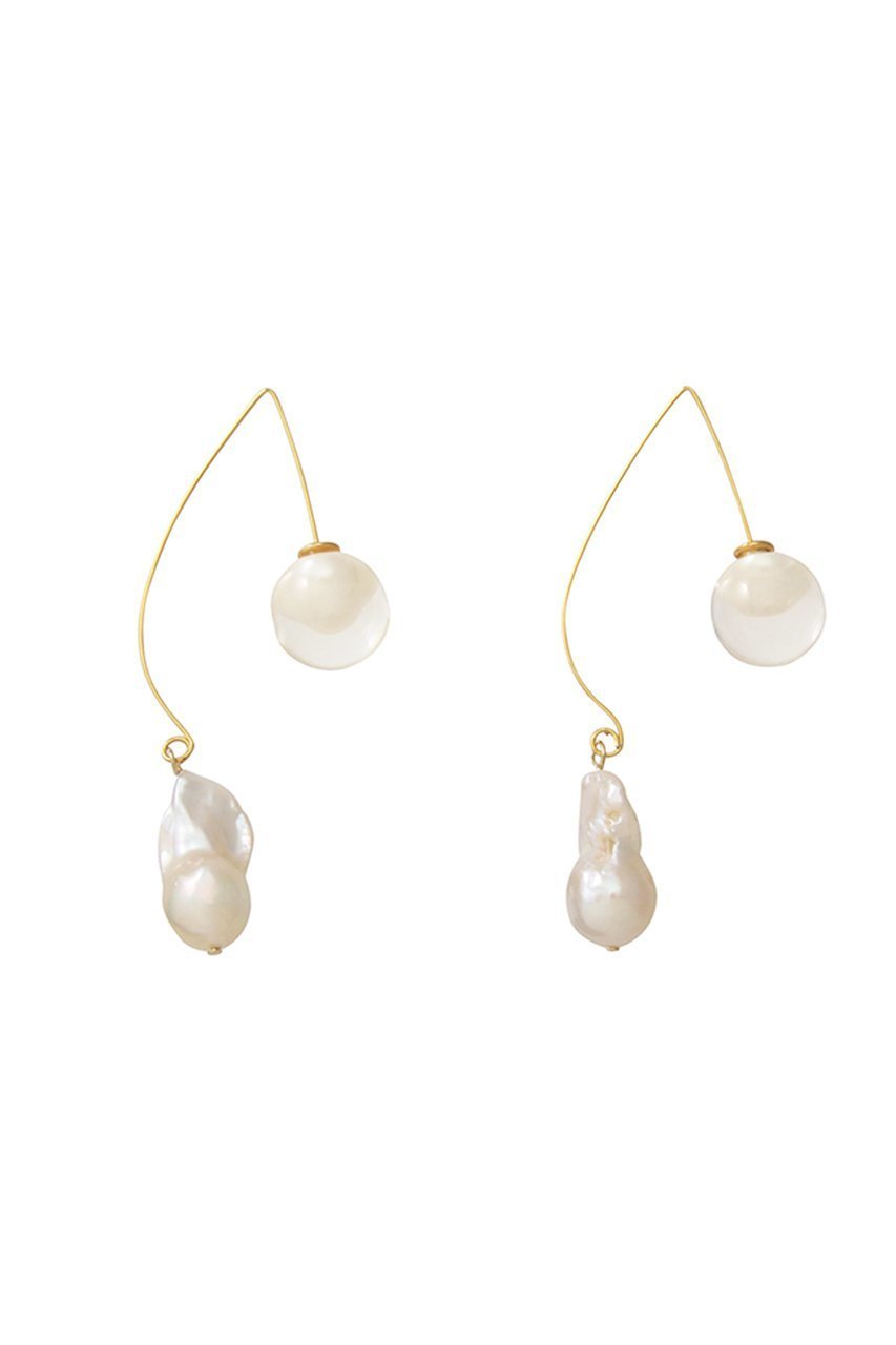 【コルコバード/CORCOVADO】の【orgablanca】BABONOR ピアス インテリア・キッズ・メンズ・レディースファッション・服の通販 founy(ファニー) 　ファッション　Fashion　レディースファッション　Fashion for Women　ジュエリー　Jewelry　ファッションリング　Fashion Rings　イヤリング・フープ・ドロップタイプ　Hoop, Drop & Clip Earrings　イヤリング　Earrings　オケージョン　Occasion Wear　シンプル　Simple, Minimal　パール　Pearl, Pearl Accent　エレガント 上品　Elegant　ゴールド|ID: prp329100003645465 ipo3291000000035471192