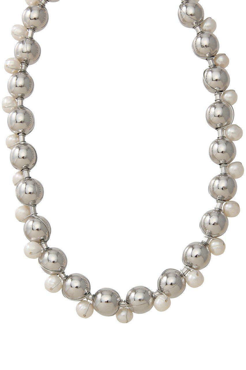 【コルコバード/CORCOVADO】の【orgablanca】BELEN ball ネックレス 人気、トレンドファッション・服の通販 founy(ファニー) 　ファッション　Fashion　レディースファッション　Fashion for Women　ジュエリー　Jewelry　ネックレス　Necklaces & Pendants　シンプル　Simple, Minimal　チェーン　Chain, Chain Strap　ネックレス　Necklace, Pendant Necklace　パール　Pearl, Pearl Accent　メタリック　Metallic, Shiny Finish　エレガント 上品　Elegant　other-3|ID: prp329100003645466 ipo3291000000032347088