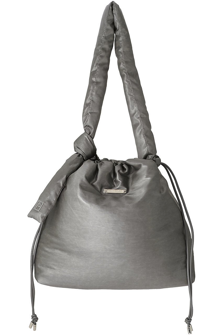 【プランク プロジェクト/PRANK PROJECT】のパテッドエナメル巾着バッグ/Putted Enamel Drawstring Bag インテリア・キッズ・メンズ・レディースファッション・服の通販 founy(ファニー) 　ファッション　Fashion　レディースファッション　Fashion for Women　バッグ　Bags　ポケット　Pocket, Pocket Detail　巾着　Drawstring Bag, Kinchaku　GRY(グレー)|ID: prp329100003645487 ipo3291000000032796613