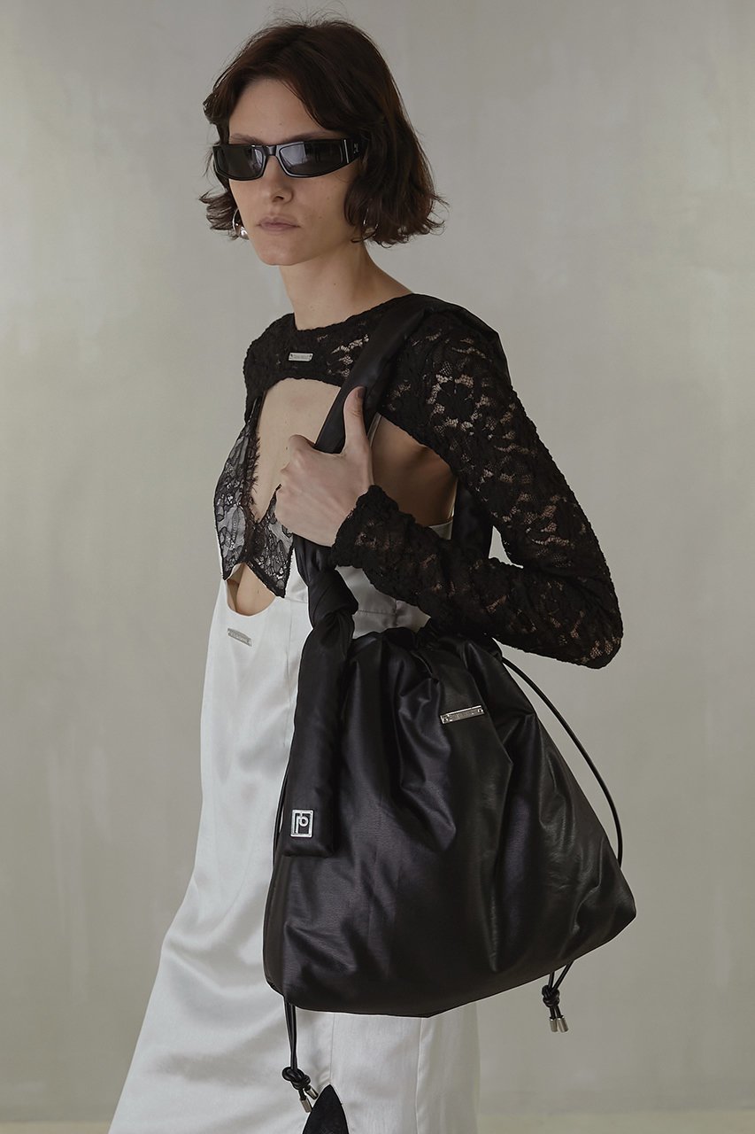 【プランク プロジェクト/PRANK PROJECT】のパテッドエナメル巾着バッグ/Putted Enamel Drawstring Bag 人気、トレンドファッション・服の通販 founy(ファニー) 　ファッション　Fashion　レディースファッション　Fashion for Women　バッグ　Bags　ポケット　Pocket, Pocket Detail　巾着　Drawstring Bag, Kinchaku　other-6|ID: prp329100003645487 ipo3291000000036091556