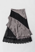 【プランク プロジェクト/PRANK PROJECT】のサテンラッフルスカート/Satin Ruffle Skirt 人気、トレンドファッション・服の通販 founy(ファニー) ファッション Fashion レディースファッション WOMEN スカート Skirt ロングスカート Long Skirt おすすめ Recommend コンビ サテン ダウン フリル ラッフル レース ロング thumbnail GRY(グレー)|ID: prp329100003645489 ipo3291000000023944521