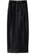 【プランク プロジェクト/PRANK PROJECT】のテーラードマキシスカート/Tailored Maxi Skirt 人気、トレンドファッション・服の通販 founy(ファニー) ファッション Fashion レディースファッション Fashion for Women スカート Skirts ロングスカート Long Skirts / Maxi & Midi Skirts シンプル Simple, Minimal ストライプ Stripe, Striped Pattern スリット Slit, Slit Detail フェイクレザー Faux Leather, PU Leather フロント Front, Front Design マキシ Maxi, Full Length ロング Long, Long-Length thumbnail BLK(ブラック)|ID: prp329100003645490 ipo3291000000036516500