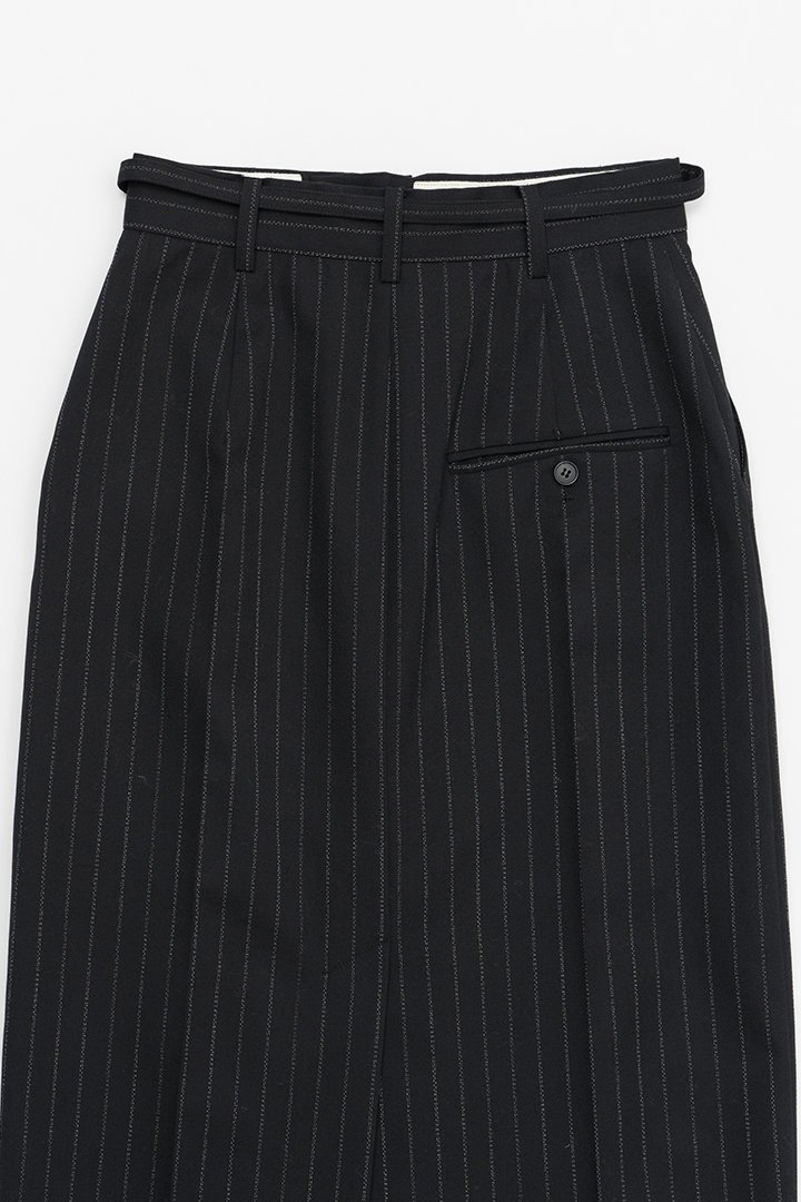 【プランク プロジェクト/PRANK PROJECT】のテーラードマキシスカート/Tailored Maxi Skirt 人気、トレンドファッション・服の通販 founy(ファニー) 　ファッション　Fashion　レディースファッション　Fashion for Women　スカート　Skirts　ロングスカート　Long Skirts / Maxi & Midi Skirts　シンプル　Simple, Minimal　ストライプ　Stripe, Striped Pattern　スリット　Slit, Slit Detail　フェイクレザー　Faux Leather, PU Leather　フロント　Front, Front Design　マキシ　Maxi, Full Length　ロング　Long, Long-Length　other-3|ID: prp329100003645490 ipo3291000000036516503