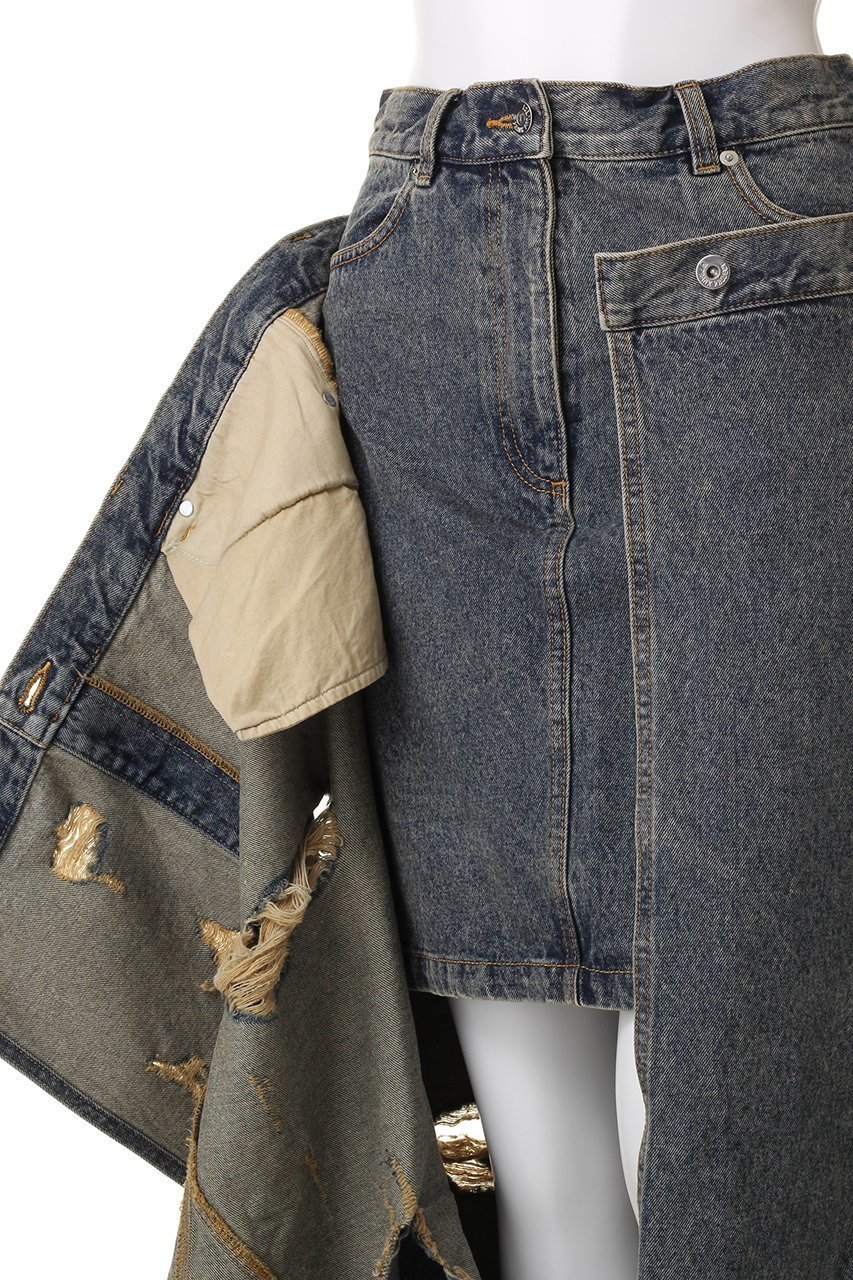 【プランク プロジェクト/PRANK PROJECT】のクラッシュマーメイドデニムスカート/Crushed Mermaid Denim Skirt 人気、トレンドファッション・服の通販 founy(ファニー) 　ファッション　Fashion　レディースファッション　Fashion for Women　スカート　Skirts　デニムスカート・カジュアルスカート　Denim Skirts　ロングスカート　Long Skirts / Maxi & Midi Skirts　スリット　Slit, Slit Detail　デニム　Denim, Jeans Material　マーメイド　Mermaid, Fishtail Silhouette　ミニスカート　Mini Skirt, Short Skirt　ロング　Long, Long-Length　other-6|ID: prp329100003645493 ipo3291000000035814435