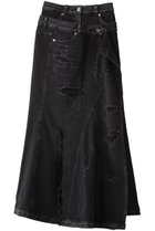 【プランク プロジェクト/PRANK PROJECT】のクラッシュマーメイドデニムスカート/Crushed Mermaid Denim Skirt BLK(ブラック)|ID: prp329100003645493 ipo3291000000036752751
