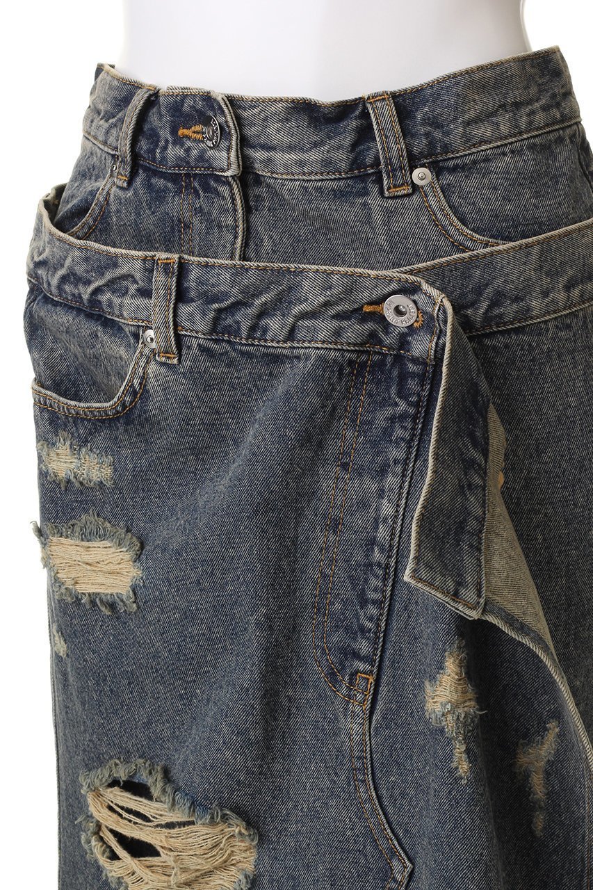 【プランク プロジェクト/PRANK PROJECT】のクラッシュマーメイドデニムスカート/Crushed Mermaid Denim Skirt 大人の最旬トレンドファッション＆コーディネート founy(ファウニー) 　ファッション　Fashion　レディースファッション　Fashion for Women　スカート　Skirts　デニムスカート・カジュアルスカート　Denim Skirts　ロングスカート　Long Skirts / Maxi & Midi Skirts　スリット　Slit, Slit Detail　デニム　Denim, Jeans Material　マーメイド　Mermaid, Fishtail Silhouette　ミニスカート　Mini Skirt, Short Skirt　ロング　Long, Long-Length　other-5|ID: prp329100003645493 ipo3291000000036752756