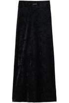 【プランク プロジェクト/PRANK PROJECT】のクラッシュベロアマキシスカート/Crashed Velour Maxi Skirt BLK(ブラック)|ID: prp329100003645494 ipo3291000000032929320