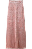 【プランク プロジェクト/PRANK PROJECT】のクラッシュベロアマキシスカート/Crashed Velour Maxi Skirt PNK(ピンク)|ID: prp329100003645494 ipo3291000000032929327