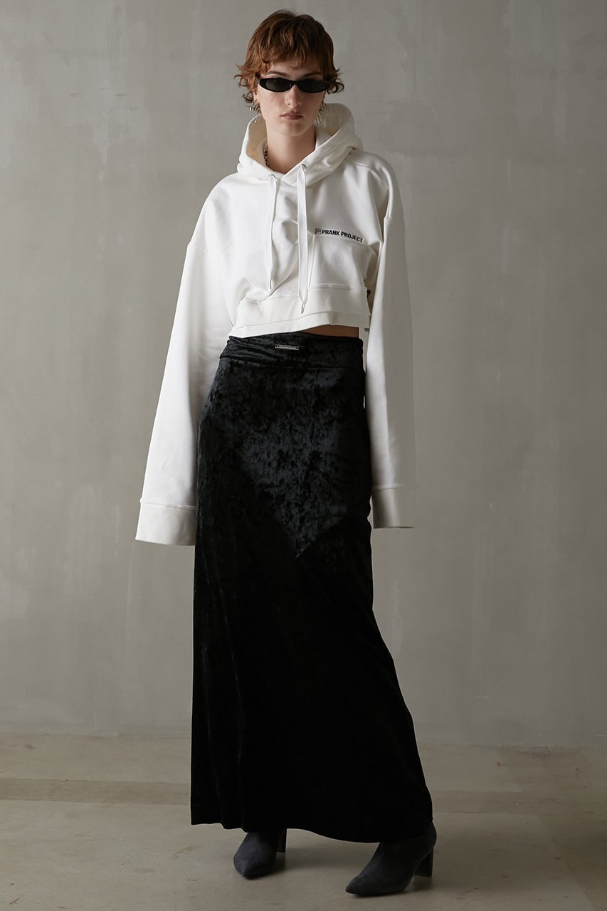 【プランク プロジェクト/PRANK PROJECT】のクラッシュベロアマキシスカート/Crashed Velour Maxi Skirt 人気、トレンドファッション・服の通販 founy(ファニー) 　ファッション　Fashion　レディースファッション　Fashion for Women　スカート　Skirts　ロングスカート　Long Skirts / Maxi & Midi Skirts　インナー　Innerwear　クラッシュ　Distressed, Crashed Style　シャイニー　Shiny, Glossy Finish　ストレッチ　Stretch, Stretchy Fabric　タイツ　Tights, Legwear　ベロア　Velour, Soft Velvet　マキシ　Maxi, Full Length　ロング　Long, Long-Length　other-6|ID: prp329100003645494 ipo3291000000035901522