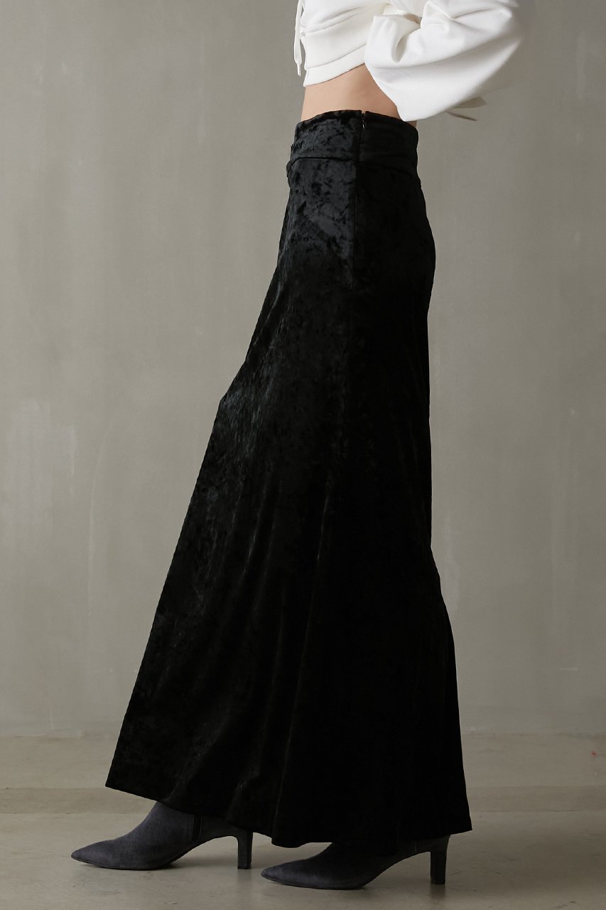 【プランク プロジェクト/PRANK PROJECT】のクラッシュベロアマキシスカート/Crashed Velour Maxi Skirt 人気、トレンドファッション・服の通販 founy(ファニー) 　ファッション　Fashion　レディースファッション　Fashion for Women　スカート　Skirts　ロングスカート　Long Skirts / Maxi & Midi Skirts　インナー　Innerwear　クラッシュ　Distressed, Crashed Style　シャイニー　Shiny, Glossy Finish　ストレッチ　Stretch, Stretchy Fabric　タイツ　Tights, Legwear　ベロア　Velour, Soft Velvet　マキシ　Maxi, Full Length　ロング　Long, Long-Length　other-8|ID: prp329100003645494 ipo3291000000035901524