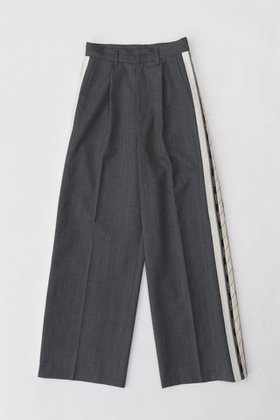 【プランク プロジェクト/PRANK PROJECT】のマーベルトサイドラインパンツ/Waistband Lining Sideline Pants 人気、トレンドファッション・服の通販 founy(ファニー) ファッション Fashion レディースファッション WOMEN パンツ Pants ベルト Belts ジャケット Jacket ストレート Straight |ID:prp329100003645498