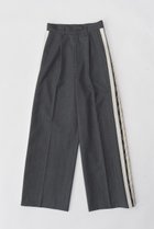 【プランク プロジェクト/PRANK PROJECT】のマーベルトサイドラインパンツ/Waistband Lining Sideline Pants C.GRY(チャコールグレー)|ID:prp329100003645498