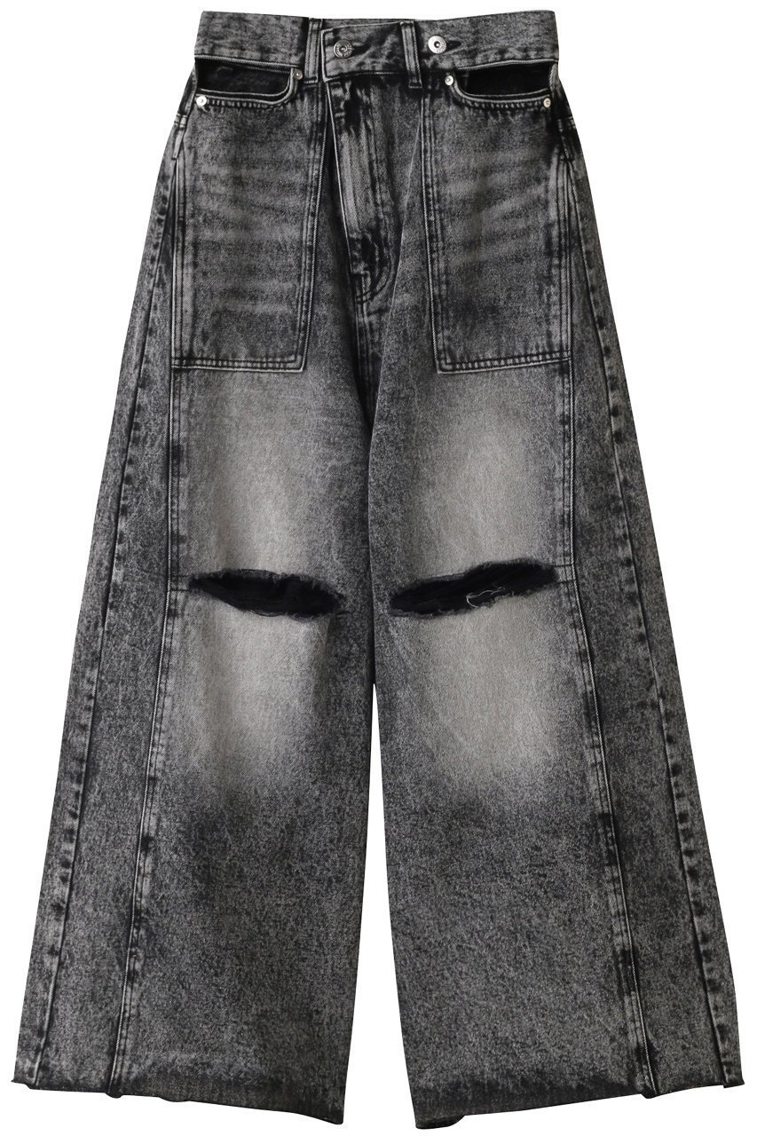 【プランク プロジェクト/PRANK PROJECT】のスーパールーズデニム/Super Loose Denim インテリア・キッズ・メンズ・レディースファッション・服の通販 founy(ファニー) ファッション Fashion レディースファッション Fashion for Women パンツ Pants & Trousers デニムパンツ・ジーンズ・美脚デニム Denim Jeans & Pants おすすめ Recommended / Our Picks インナー Innerwear スリット Slit, Slit Detail タイツ Tights, Legwear デニム Denim, Jeans Material ビンテージ Vintage, Retro Style ボトム Bottoms, Lower Wear ポケット Pocket, Pocket Detail ルーズ Loose, Oversized ワイド Wide, Wide Fit BLK(ブラック)|ID: prp329100003645501 ipo3291000000034423473
