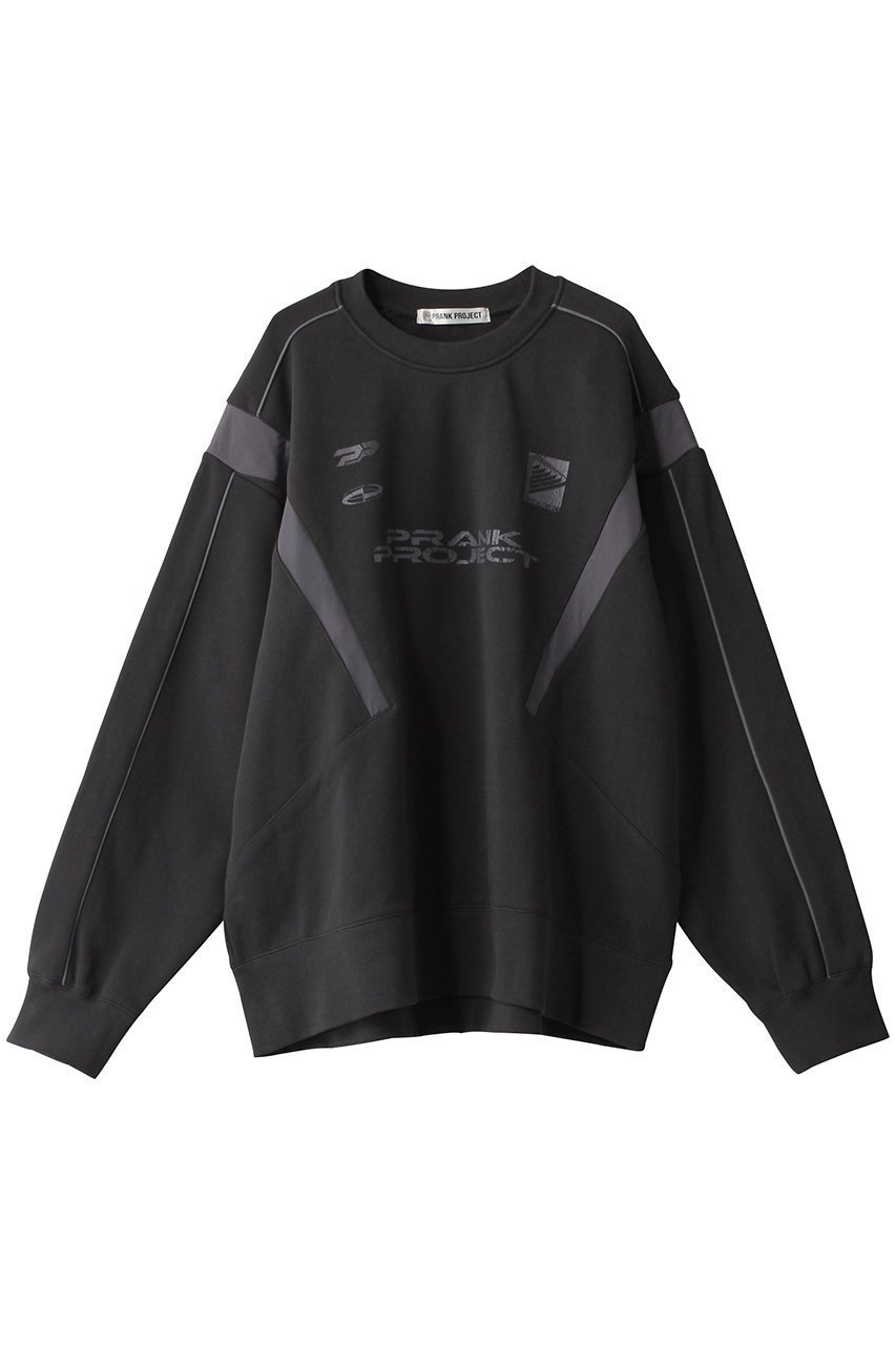 【プランク プロジェクト/PRANK PROJECT】のモトクロスプリントオーバースウェット/Motocross Printed Over Sweatshirts インテリア・キッズ・メンズ・レディースファッション・服の通販 founy(ファニー) 　ファッション　Fashion　レディースファッション　WOMEN　トップス・カットソー　Tops/Tshirt　シャツ/ブラウス　Shirts/Blouses　パーカ　Sweats　ロング / Tシャツ　T-Shirts　スウェット　Sweat　カットソー　Cut and Sewn　スウェット　Sweat　スポーティ　Sporty　ビンテージ　Vintage　プリント　Print　ボトム　Bottom　レギンス　Leggings　ワイド　Wide　GRY(グレー)|ID: prp329100003645506 ipo3291000000029771677