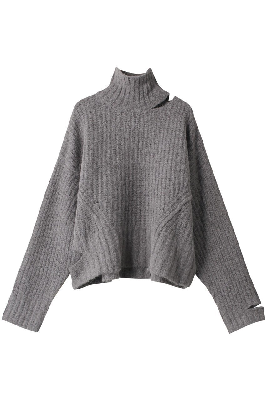 【プランク プロジェクト/PRANK PROJECT】のシャギースリットニット/Shaggy Slit Knit インテリア・キッズ・メンズ・レディースファッション・服の通販 founy(ファニー) 　ファッション　Fashion　レディースファッション　WOMEN　トップス・カットソー　Tops/Tshirt　ニット　Knit Tops　キャミソール / ノースリーブ　No Sleeves　シャツ/ブラウス　Shirts/Blouses　ロング / Tシャツ　T-Shirts　カットソー　Cut and Sewn　キャミソール　Camisole　シンプル　Simple　スリット　Slit　タンク　Tank　フェミニン　Feminine　畦　Ridge　GRY(グレー)|ID: prp329100003645511 ipo3291000000029225026