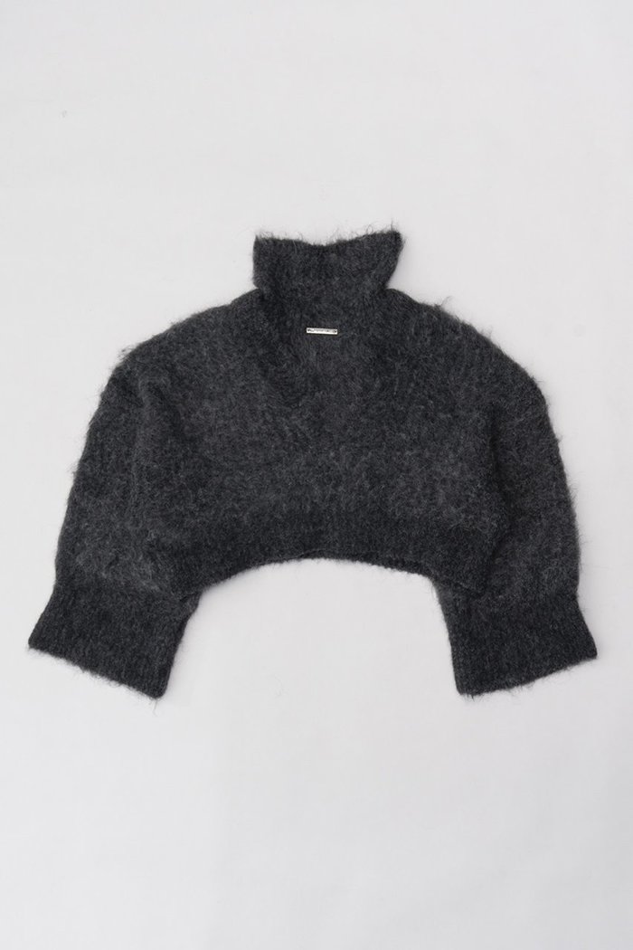 【プランク プロジェクト/PRANK PROJECT】のワイドスリーブスヌードショートニット/Wide Sleeve Snood Short Knit インテリア・キッズ・メンズ・レディースファッション・服の通販 founy(ファニー) https://founy.com/ ファッション Fashion レディースファッション WOMEN トップス・カットソー Tops/Tshirt ニット Knit Tops プルオーバー Pullover サテン Satin ショート Short スリーブ Sleeve バランス Balance ワイド Wide |ID: prp329100003645512 ipo3291000000023944607