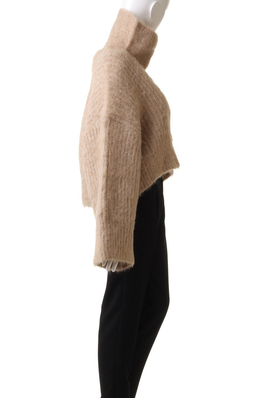 【プランク プロジェクト/PRANK PROJECT】のワイドスリーブスヌードショートニット/Wide Sleeve Snood Short Knit 人気、トレンドファッション・服の通販 founy(ファニー) 　ファッション　Fashion　レディースファッション　WOMEN　トップス・カットソー　Tops/Tshirt　ニット　Knit Tops　プルオーバー　Pullover　サテン　Satin　ショート　Short　スリーブ　Sleeve　バランス　Balance　ワイド　Wide　other-3|ID: prp329100003645512 ipo3291000000031394942