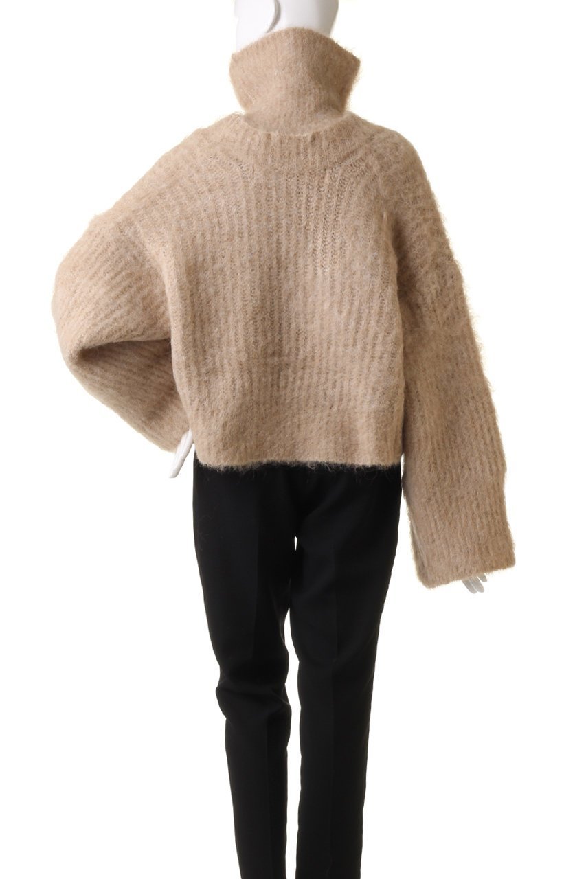 【プランク プロジェクト/PRANK PROJECT】のワイドスリーブスヌードショートニット/Wide Sleeve Snood Short Knit 人気、トレンドファッション・服の通販 founy(ファニー) 　ファッション　Fashion　レディースファッション　WOMEN　トップス・カットソー　Tops/Tshirt　ニット　Knit Tops　プルオーバー　Pullover　サテン　Satin　ショート　Short　スリーブ　Sleeve　バランス　Balance　ワイド　Wide　other-4|ID: prp329100003645512 ipo3291000000031394944