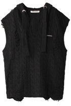 【プランク プロジェクト/PRANK PROJECT】の【UNISEX】クラッシュケーブルベスト/Crashed Cable Vest BLK(ブラック)|ID: prp329100003645515 ipo3291000000026727465