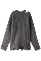 【プランク プロジェクト/PRANK PROJECT】の【UNISEX】モヘアメッシュプルオーバー/Mohair Mesh Pullover GRY(グレー)|ID:prp329100003645516