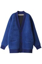 【プランク プロジェクト/PRANK PROJECT】の【UNISEX】ダブルフェイスアンゴラニットカーディガン/Double Face Angora Knit Cardigan BLU(ブルー)|ID: prp329100003645523 ipo3291000000029771596