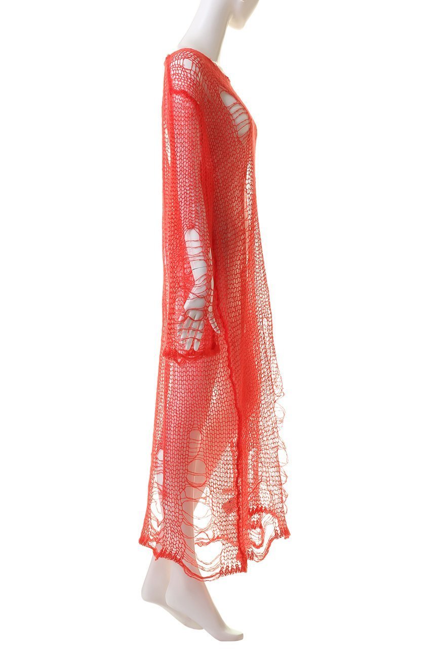 【プランク プロジェクト/PRANK PROJECT】のモヘアダメージニットワンピース/Mohair Damaged Knit One Piece 人気、トレンドファッション・服の通販 founy(ファニー) 　ファッション　Fashion　レディースファッション　WOMEN　ワンピース　Dress　ニットワンピース　Knit Dresses　チュニック　Tunic　インナー　Inner　エアリー　Airy　クラッシュ　Crash　ダメージ　Damage　チュニック　Tunic　ロング　Long　other-3|ID: prp329100003645528 ipo3291000000031371315