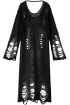 【プランク プロジェクト/PRANK PROJECT】のモヘアダメージニットワンピース/Mohair Damaged Knit One Piece BLK(ブラック)|ID: prp329100003645528 ipo3291000000036672299