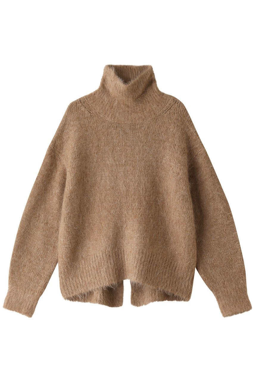 【ベイジ,/BEIGE,】のPERCIER(ペルシェ)/タートルネックニット インテリア・キッズ・メンズ・レディースファッション・服の通販 founy(ファニー) 　ファッション　Fashion　レディースファッション　WOMEN　トップス・カットソー　Tops/Tshirt　ニット　Knit Tops　プルオーバー　Pullover　タートルネック　Turtleneck　スパンコール　Sequins　スリット　Slit　タートルネック　Turtleneck　ハイネック　High Neck　Camel|ID: prp329100003647468 ipo3291000000026851290