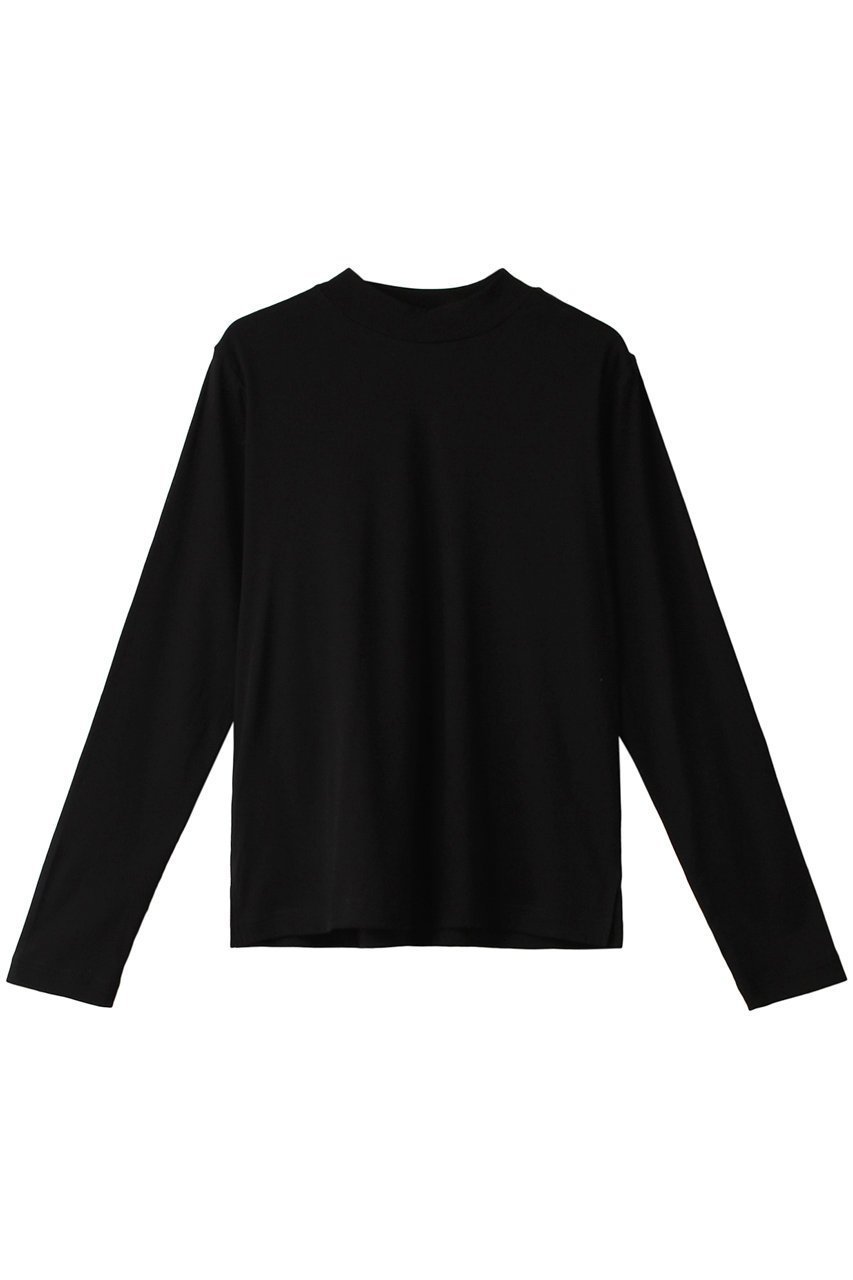 【ミディウミソリッド/MIDIUMISOLID】のcompact long sleeve T Tシャツ インテリア・キッズ・メンズ・レディースファッション・服の通販 founy(ファニー) 　ファッション　Fashion　レディースファッション　WOMEN　トップス・カットソー　Tops/Tshirt　シャツ/ブラウス　Shirts/Blouses　ロング / Tシャツ　T-Shirts　カットソー　Cut and Sewn　おすすめ　Recommend　インナー　コンパクト　シンプル　スリーブ　モックネック　ロング　長袖　black|ID: prp329100003647473 ipo3291000000023962283