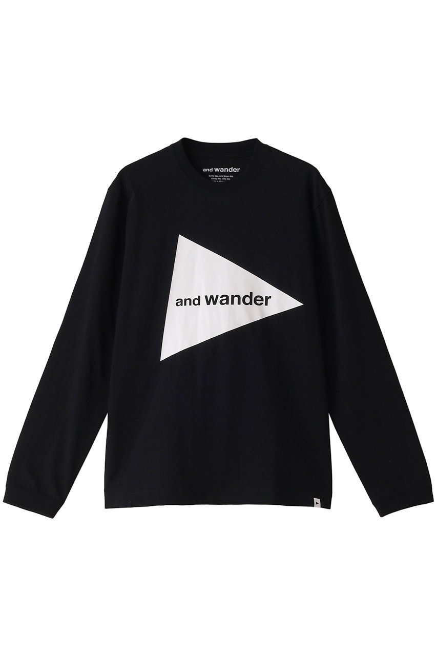 【アンドワンダー/and wander】の【UNISEX】and wander logo LS T 人気、トレンドファッション・服の通販 founy(ファニー) 　ファッション　Fashion　レディースファッション　WOMEN　トップス・カットソー　Tops/Tshirt　シャツ/ブラウス　Shirts/Blouses　ロング / Tシャツ　T-Shirts　カットソー　Cut and Sewn　ユニセックス　Unisex　スリーブ　Sleeve　ロング　Long　定番　Standard　 other-1|ID: prp329100003647515 ipo3291000000023962405