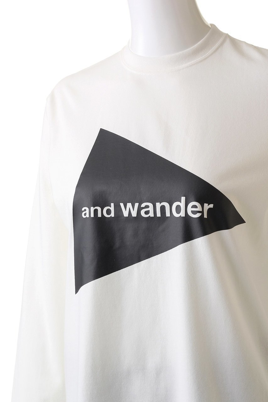 【アンドワンダー/and wander】の【UNISEX】and wander logo LS T 人気、トレンドファッション・服の通販 founy(ファニー) 　ファッション　Fashion　レディースファッション　Fashion for Women　トップス・カットソー　Cut & Sew Tops　シャツ・ブラウス・オフィスカジュアル　Elegant Blouses & Button-Ups　ロングTシャツ・Tシャツ　Longline T-Shirts & Tees　カットソー・ベーシックTシャツ　Cut-and-Sewn Tops / Stretch Tees & Basics　ユニセックス　Unisex, Genderless　スリーブ　Sleeve, Long Sleeve / Short Sleeve　ロング　Long, Long-Length　other-5|ID: prp329100003647515 ipo3291000000032846382