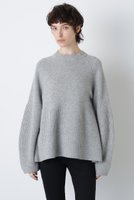 【ヒューエルミュージアム/hueLe Museum】の【hLM】ウールカシミヤニット 人気、トレンドファッション・服の通販 founy(ファニー) ファッション Fashion レディースファッション Fashion for Women トップス・カットソー Cut & Sew Tops ニット Knit Tops & Sweaters カジュアルプルオーバー・ニットトップス Pullovers & Knit Tops / Casual Pullovers なめらか Smooth, Silky Texture シンプル Simple, Minimal フォルム Silhouette, Form ペプラム Peplum, Flared Hem エレガント 上品 Elegant 新作・新入荷 New Arrivals / New In |ID:prp329100003647533