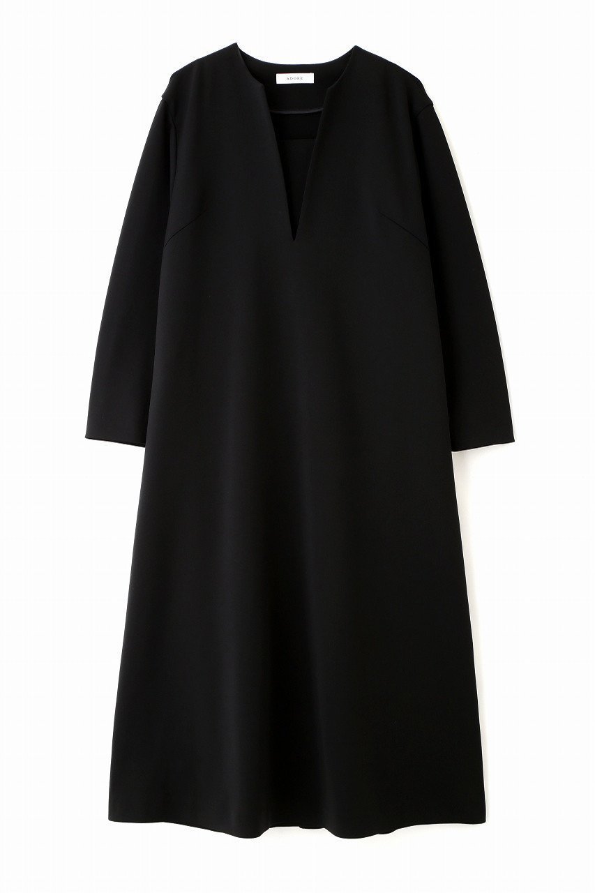 【アドーア/ADORE】のスキューバージャージーワンピース インテリア・キッズ・メンズ・レディースファッション・服の通販 founy(ファニー) 　ファッション　Fashion　レディースファッション　WOMEN　ワンピース　Dress　チュニック　Tunic　シンプル　ジャージ　チュニック　リラックス　ロング　エレガント 上品　ブラック|ID: prp329100003647552 ipo3291000000023962542